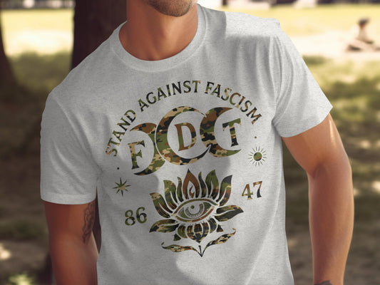 Stand Against Fascism Graphic T-shirt product type