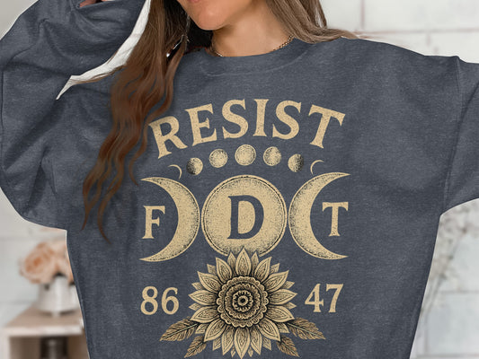 RESIST FDOT Moon Phases and Sunflower Design product type