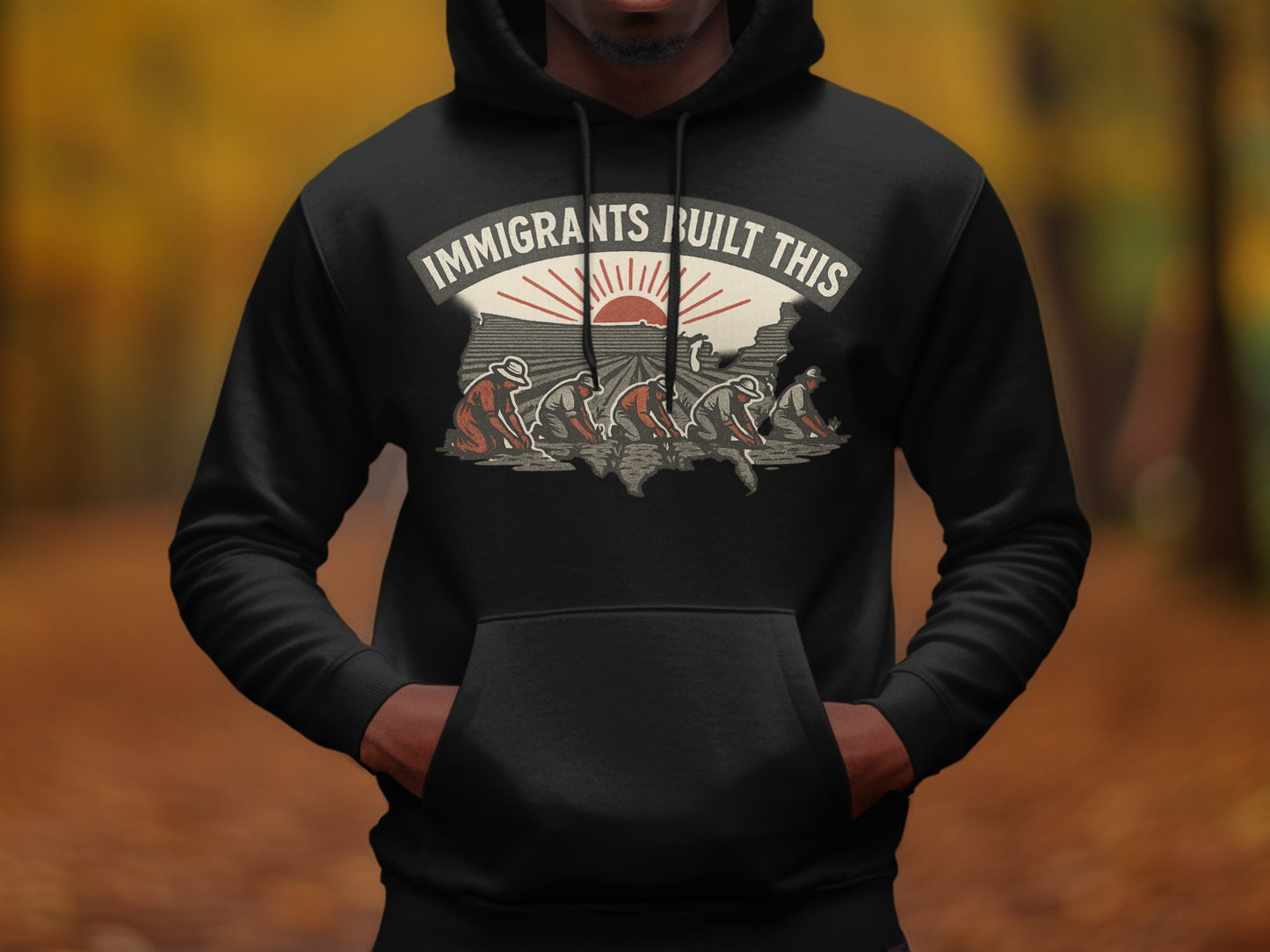 Immigrants Built This Graphic Hoodie product