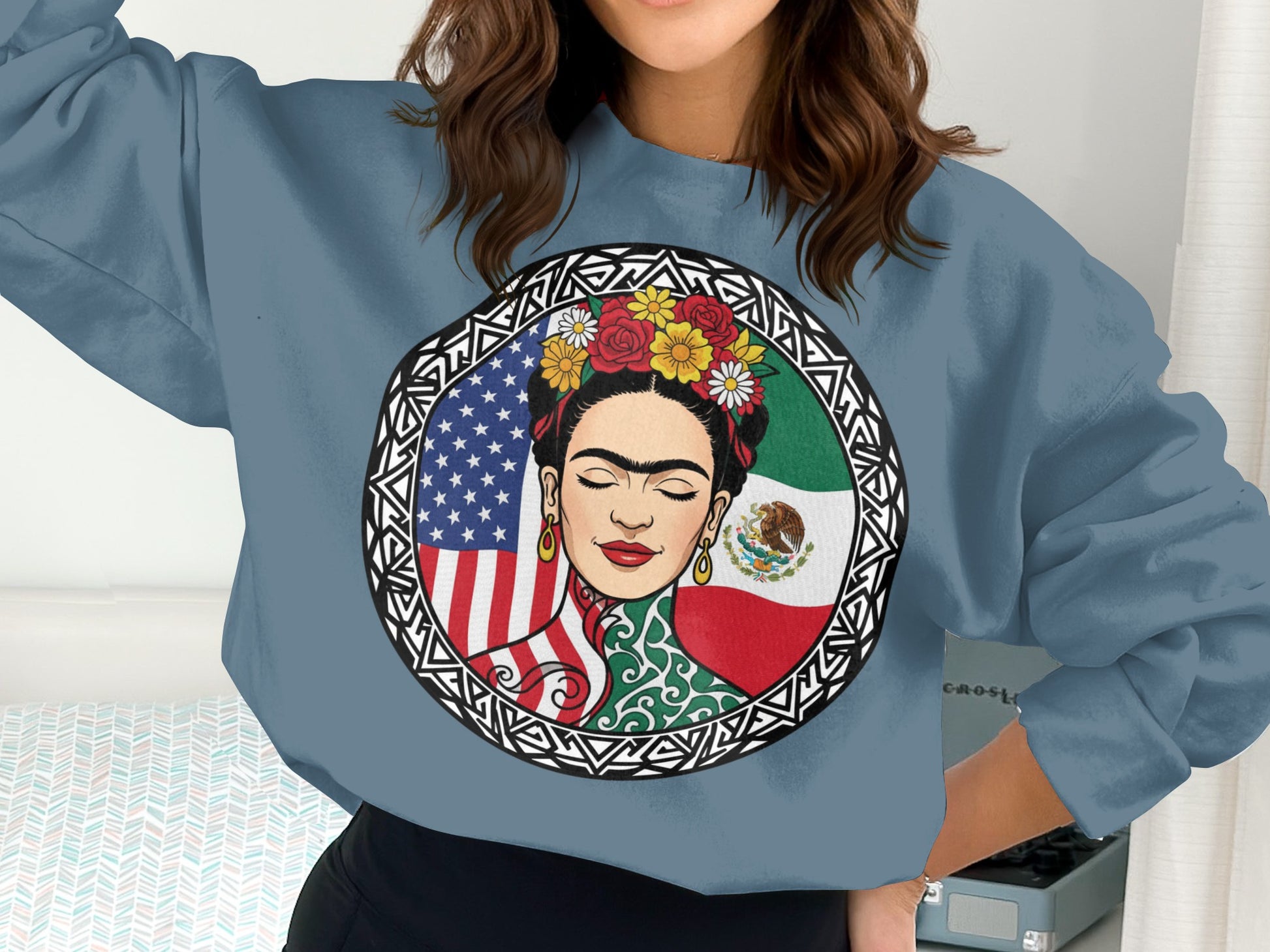 Unique Cultural Heritage Sweatshirt Design