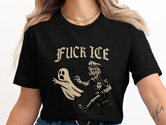Statement Shirt with Skeleton Ghost Graphic product type