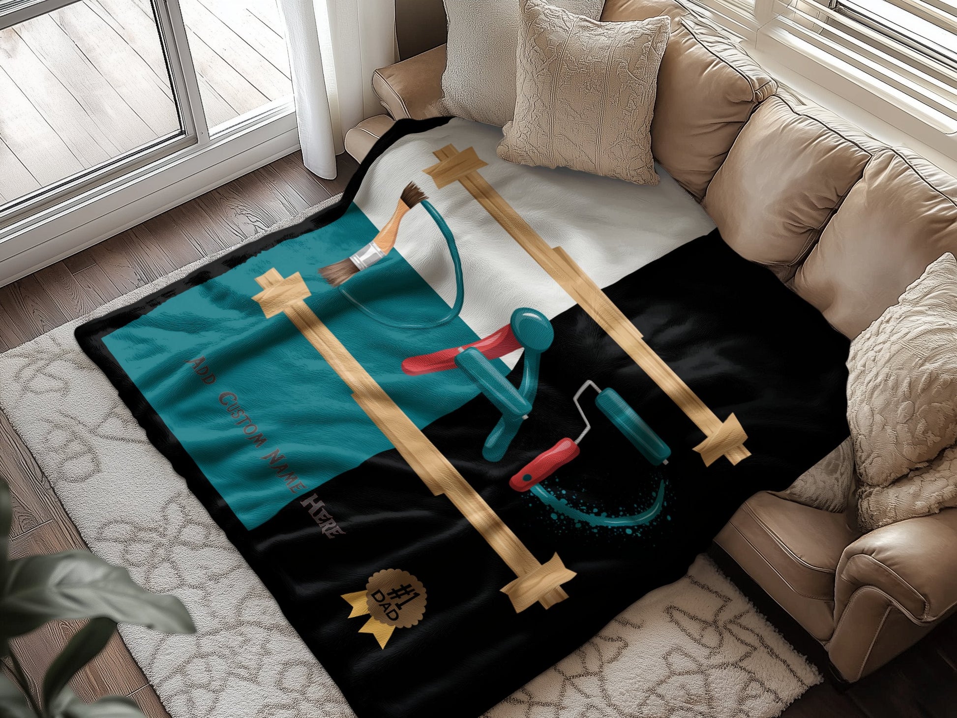 Playful Science Puzzle Blanket for Cozy Product