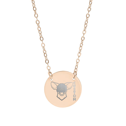 Dog Face Custom Personalized Necklace Gift Idea