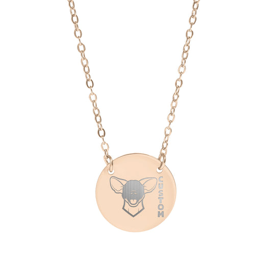 Dog Face Custom Personalized Necklace Gift Idea