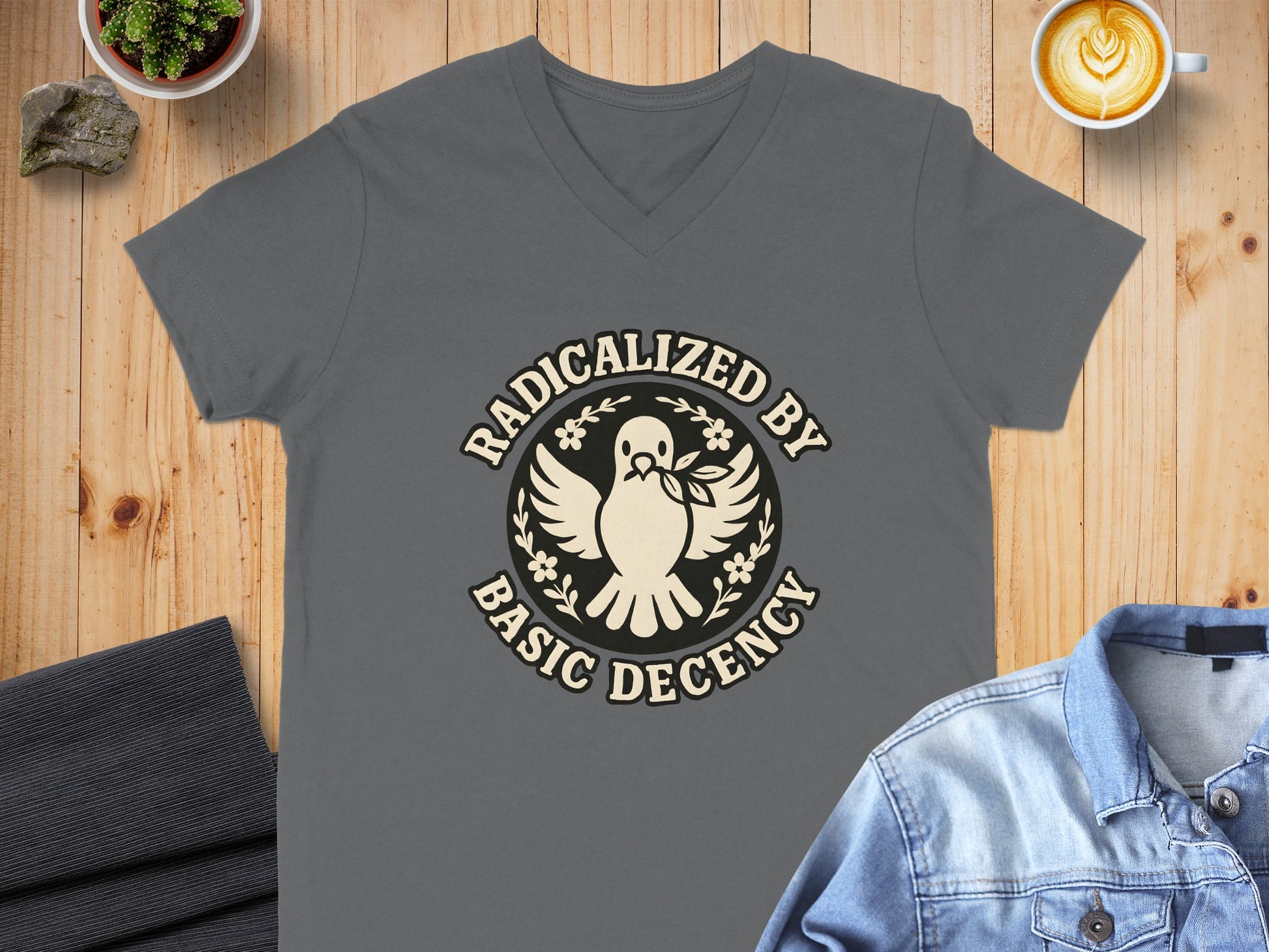 Radicalized by Basic Decency Graphic T-Shirt product type