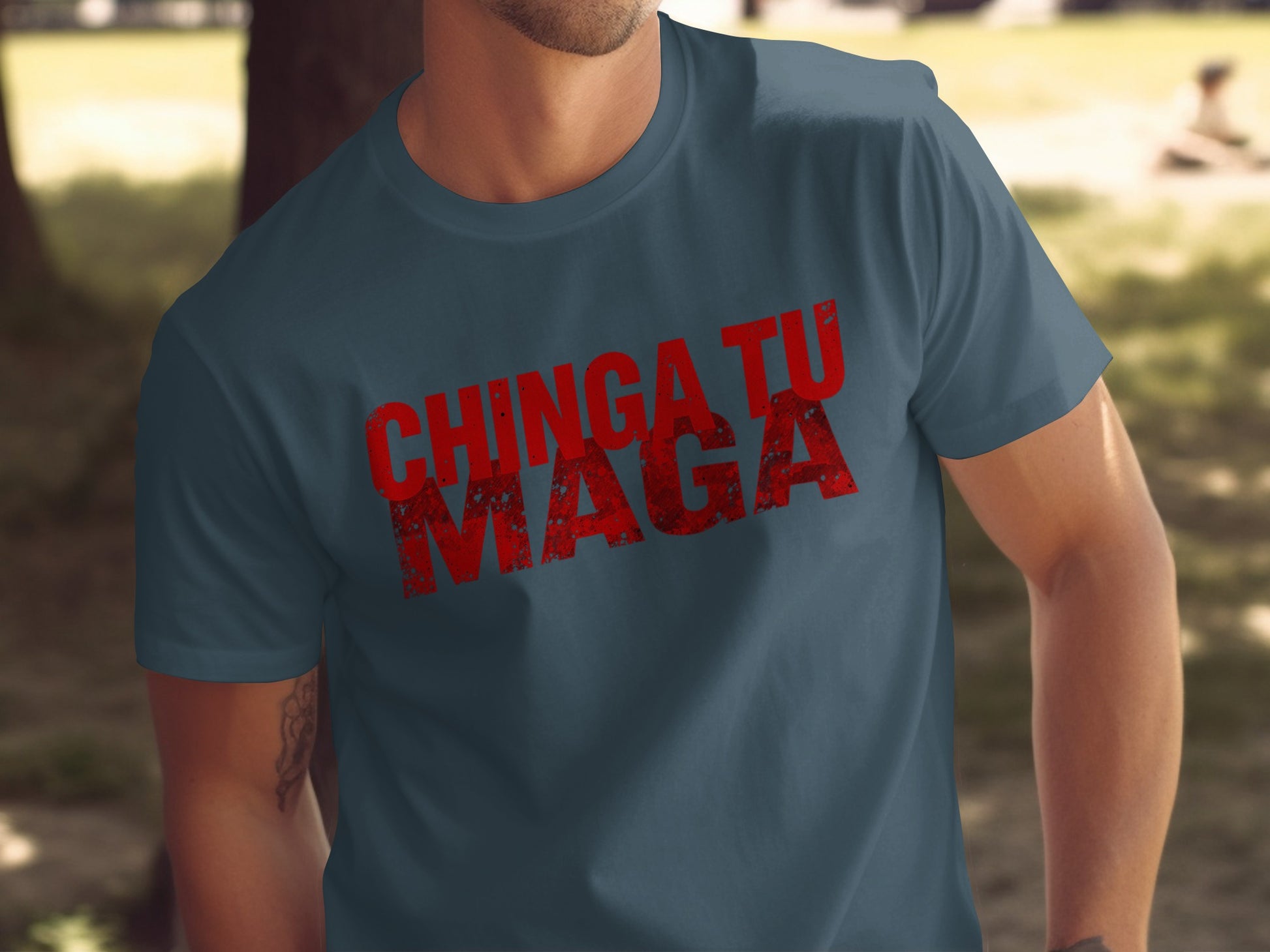 'Chinga Tu Maga T-Shirt Bold Graphic Statement Apparel'