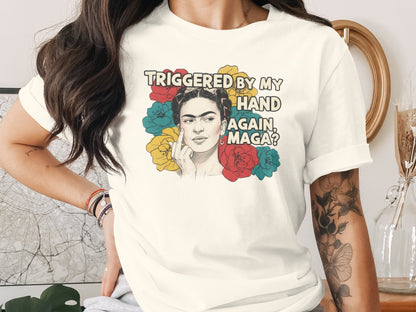 Triggered By My Hand Again MAGA Graphic T-Shirt