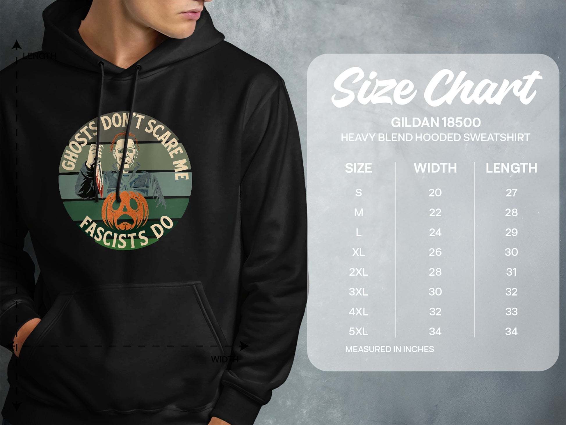 Ghosts Don't Scare Me Fascists Do Sweatshirt Product