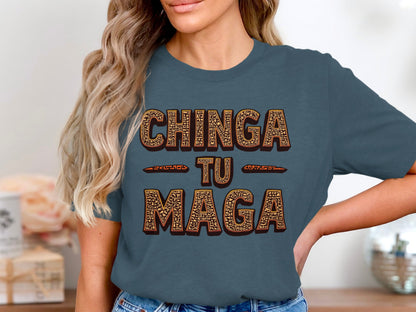 CHINGA TU MAGA Graphic T-Shirt with Unique Design