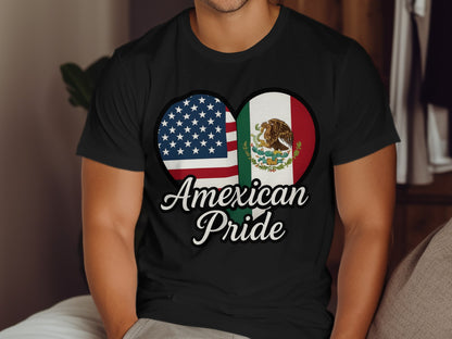Amexican Pride American Mexican Flag T-Shirt product