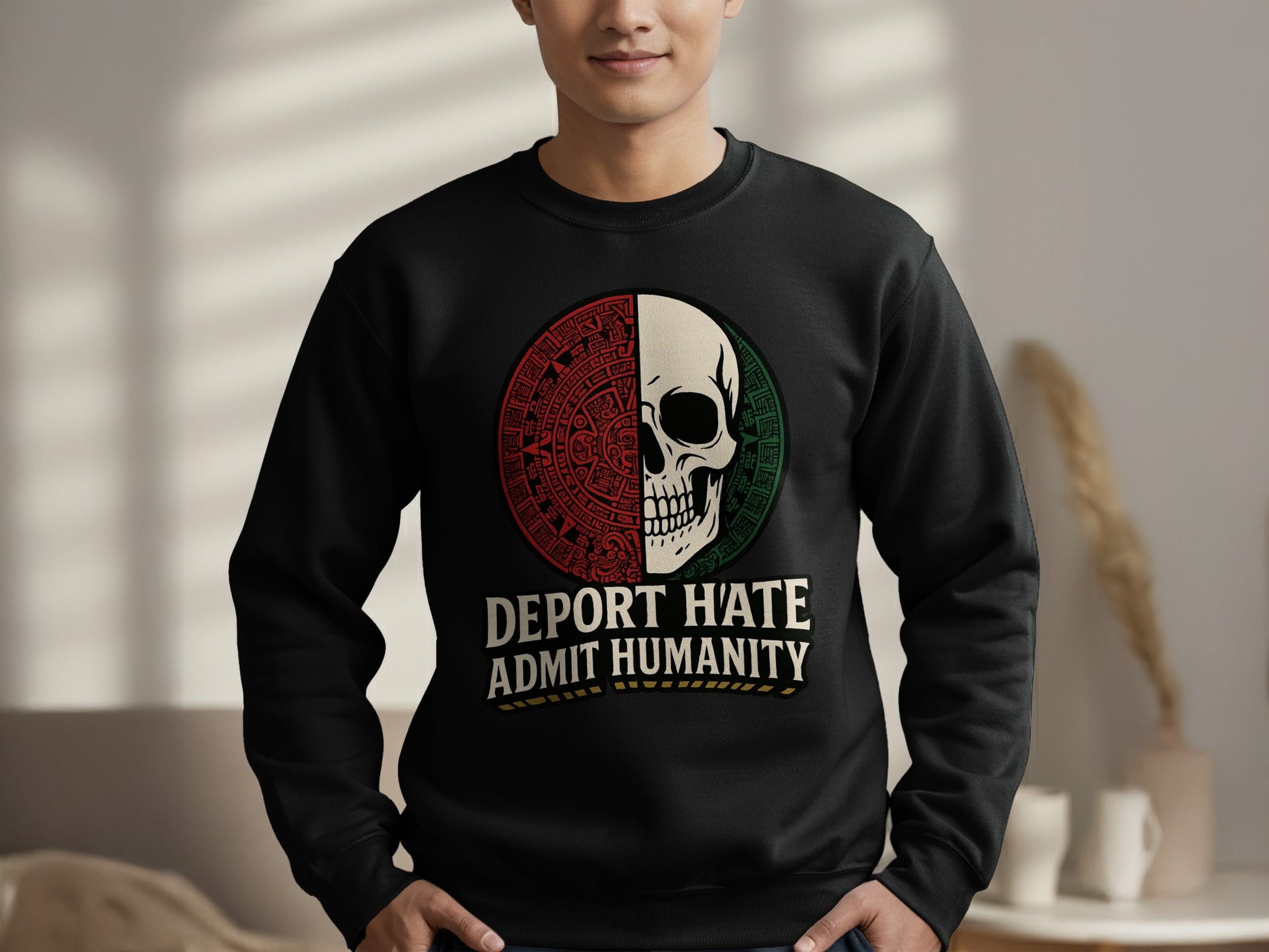 Deport Hate Admit Humanity Graphic Sweatshirt product