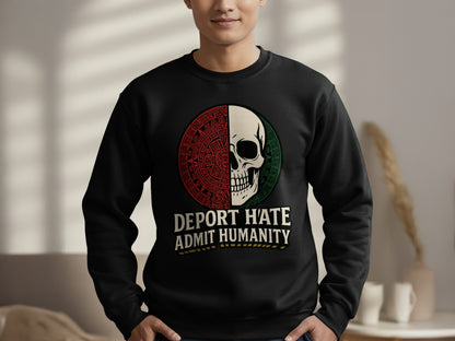 Deport Hate Admit Humanity Graphic Sweatshirt product