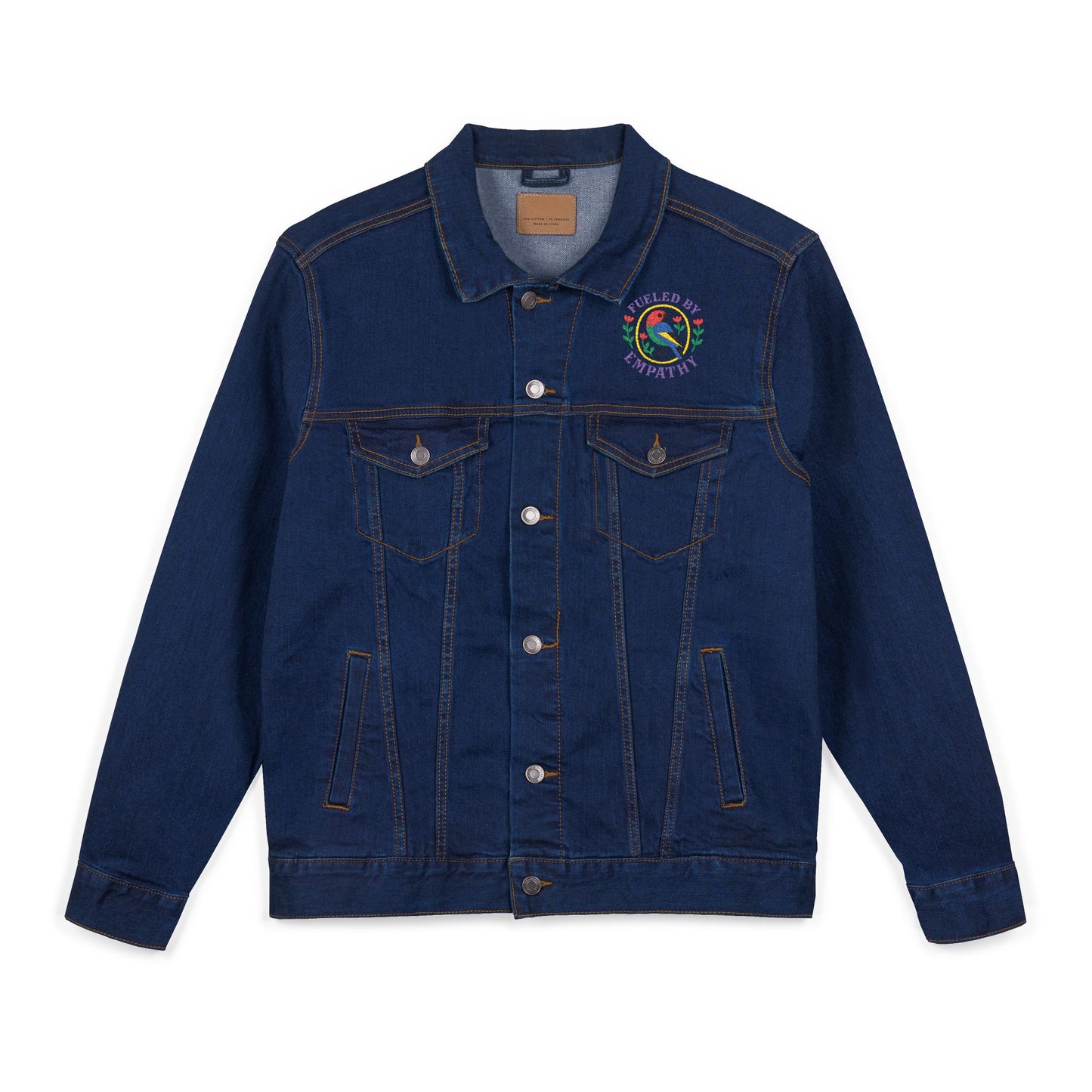 Embroidered Unisex Denim Jacket - Express Yourself with Unique Stitching, Casual Streetwear, Summer Festivals, Gifts for Trendsetters, [...]