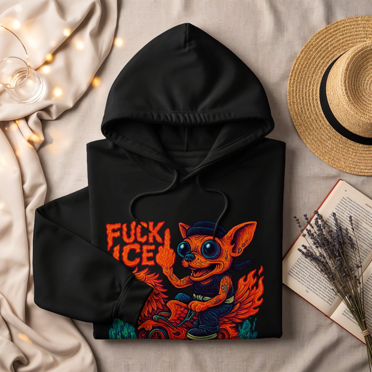 Unique Graphic Design Hooded Sweatshirt product type