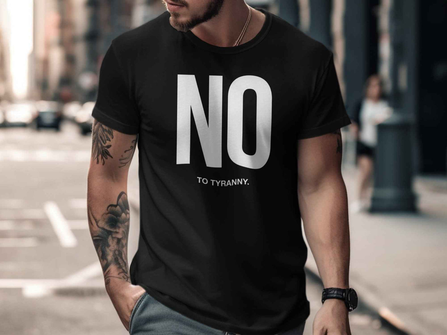 No To Tyranny T-Shirts, Resist Oppression Tee, Freedom Fighter Shirt, Activist Wear, Anti-Authoritarian Apparel, Human Rights Top