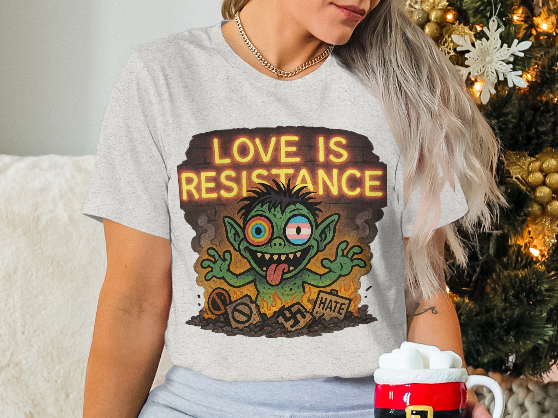 Love Is Resistance Graphic T-Shirt