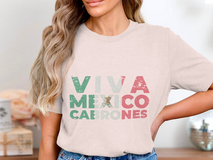 Viva Mexico Cabrones Graphic TShirt product type