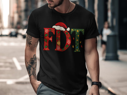 FDT Christmas T-Shirt with Festive Design