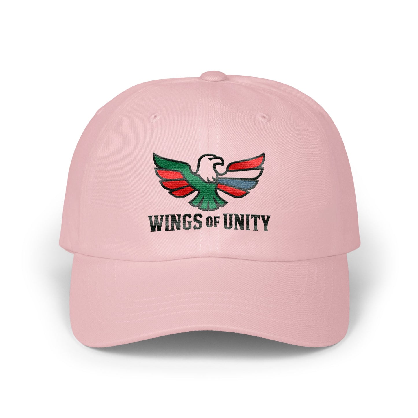 Wings of Unity Pink Adjustable Classic Cap product type