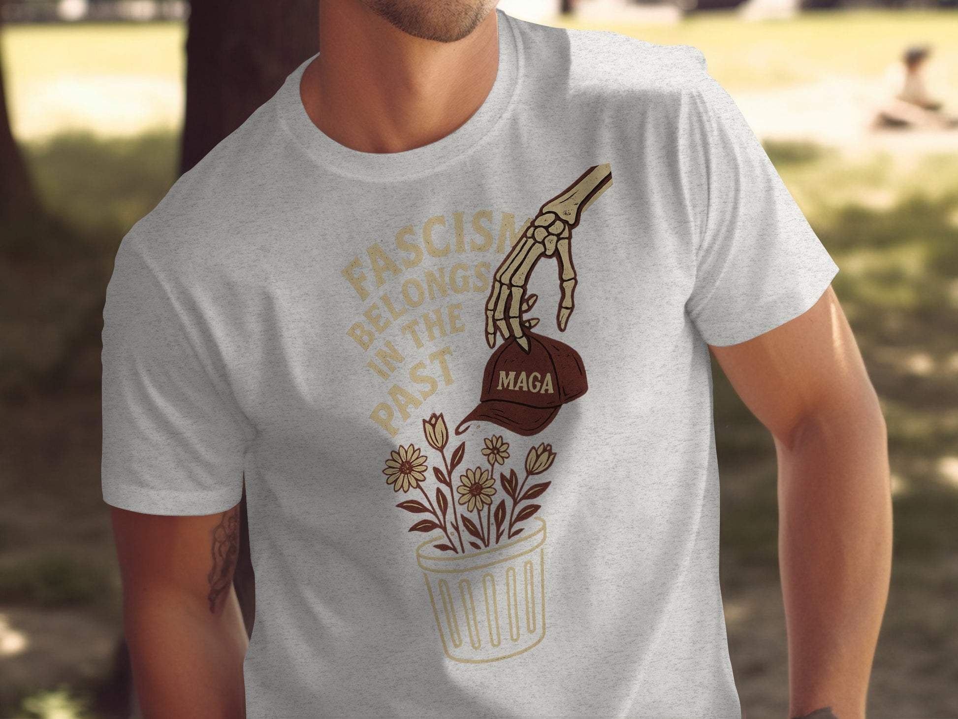 Fascism Belongs In The Past Graphic T-Shirt product