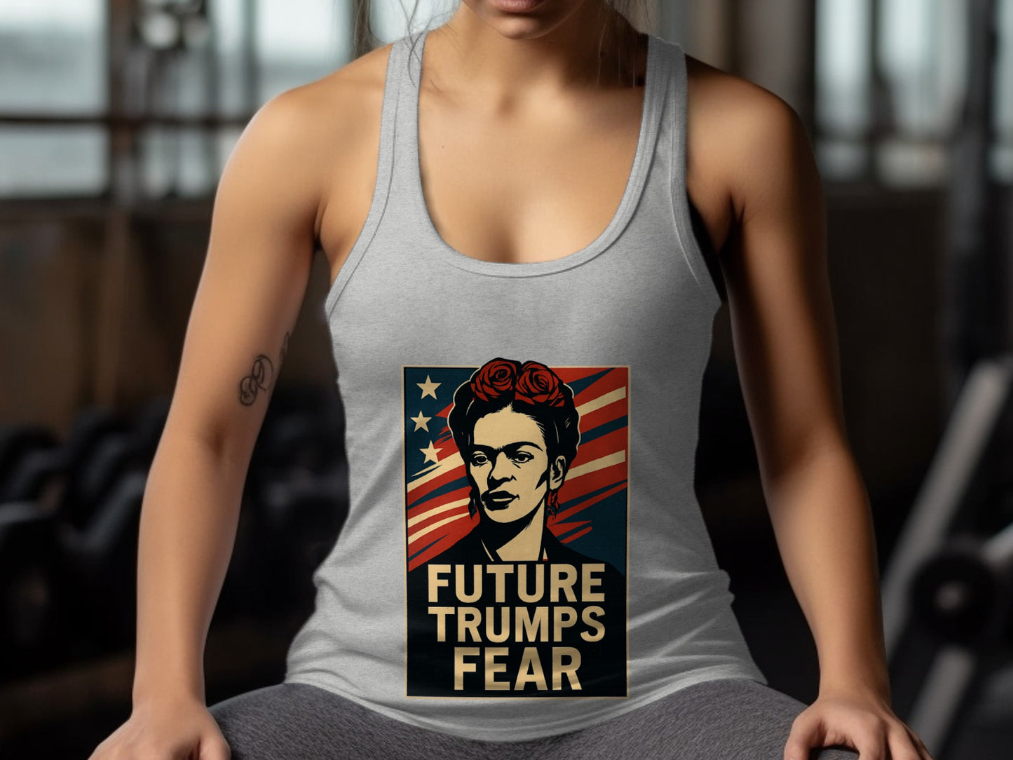 Future Trumps Fear Graphic Tank Top product
