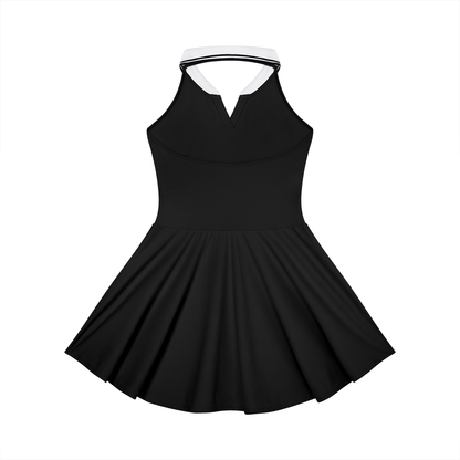 Radical Resitst Dress with a Mission Women's Collared Halter A-Line Tennis Dress