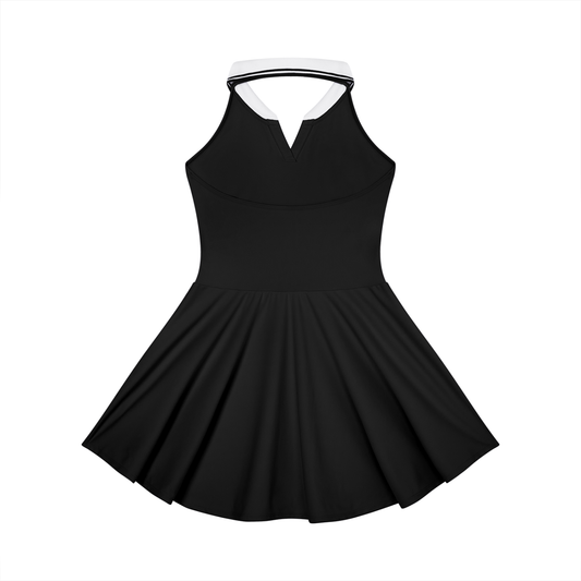 Radical Resitst Dress with a Mission Women's Collared Halter A-Line Tennis Dress