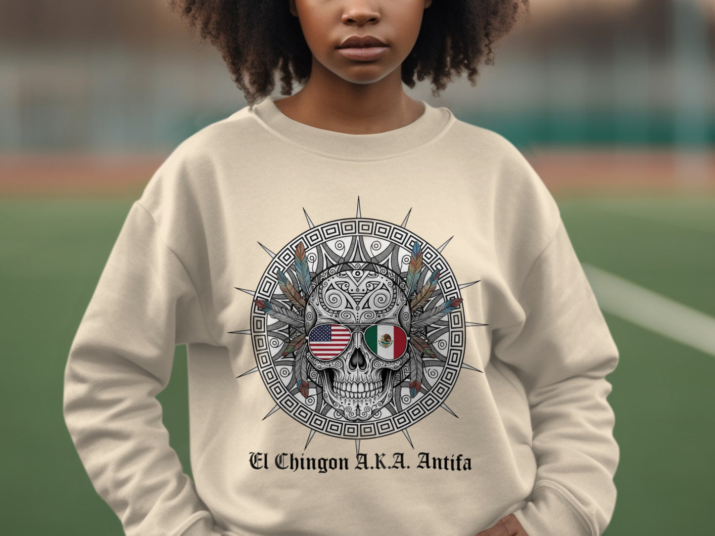 El Chingon A.K.A. Antifa Sweatshirt for Patriotic Looks