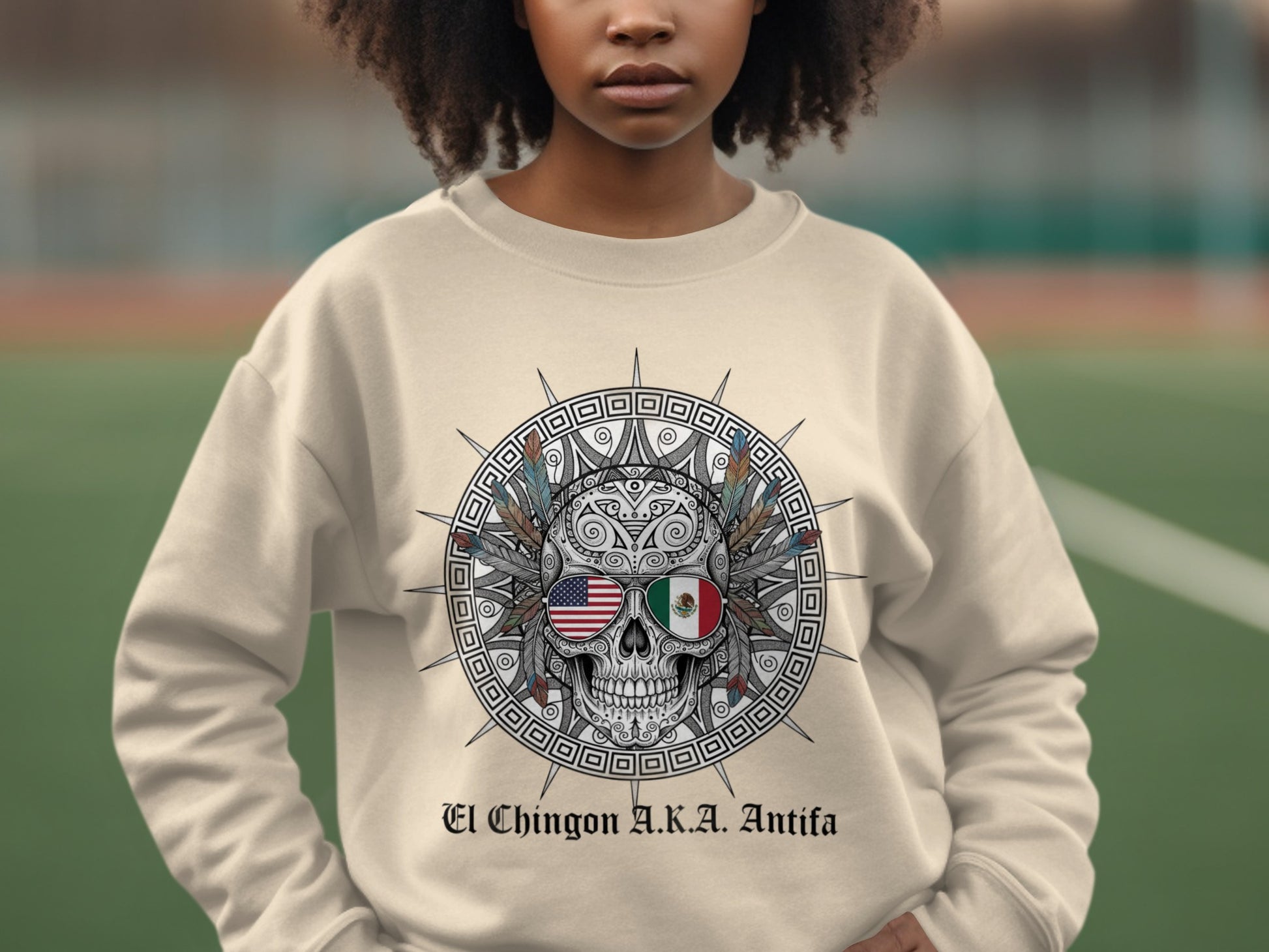 El Chingon A.K.A. Antifa Sweatshirt for Patriotic Looks