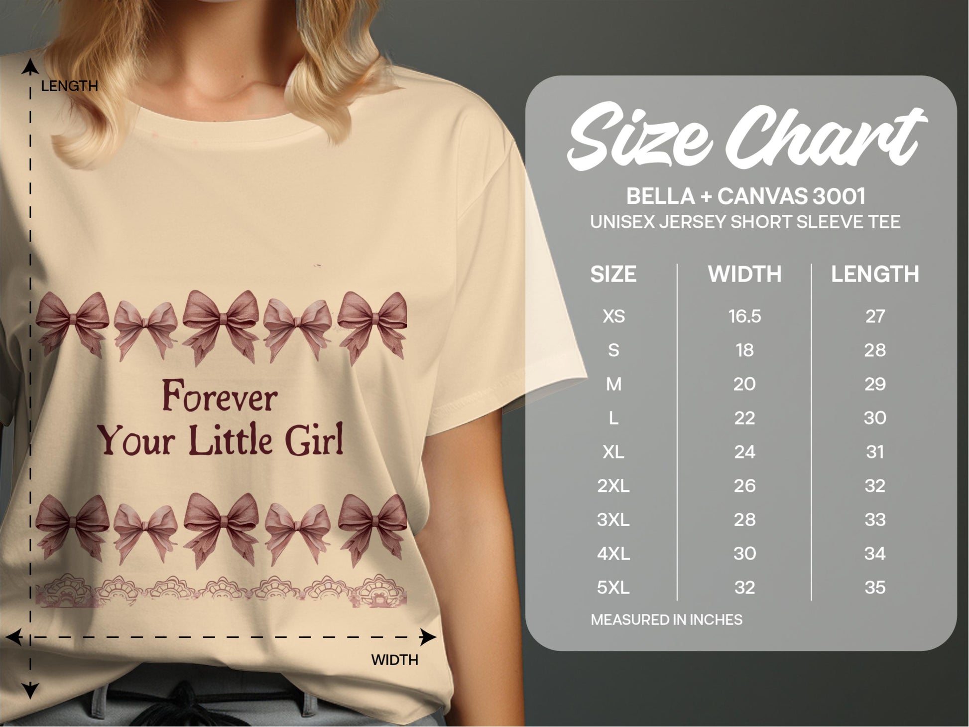 Forever Your Little Girl Graphic Tee product