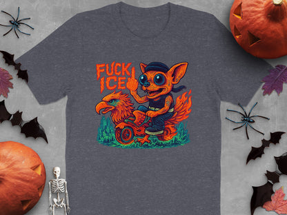 Halloween Themed F*** ICE Character T-Shirt product