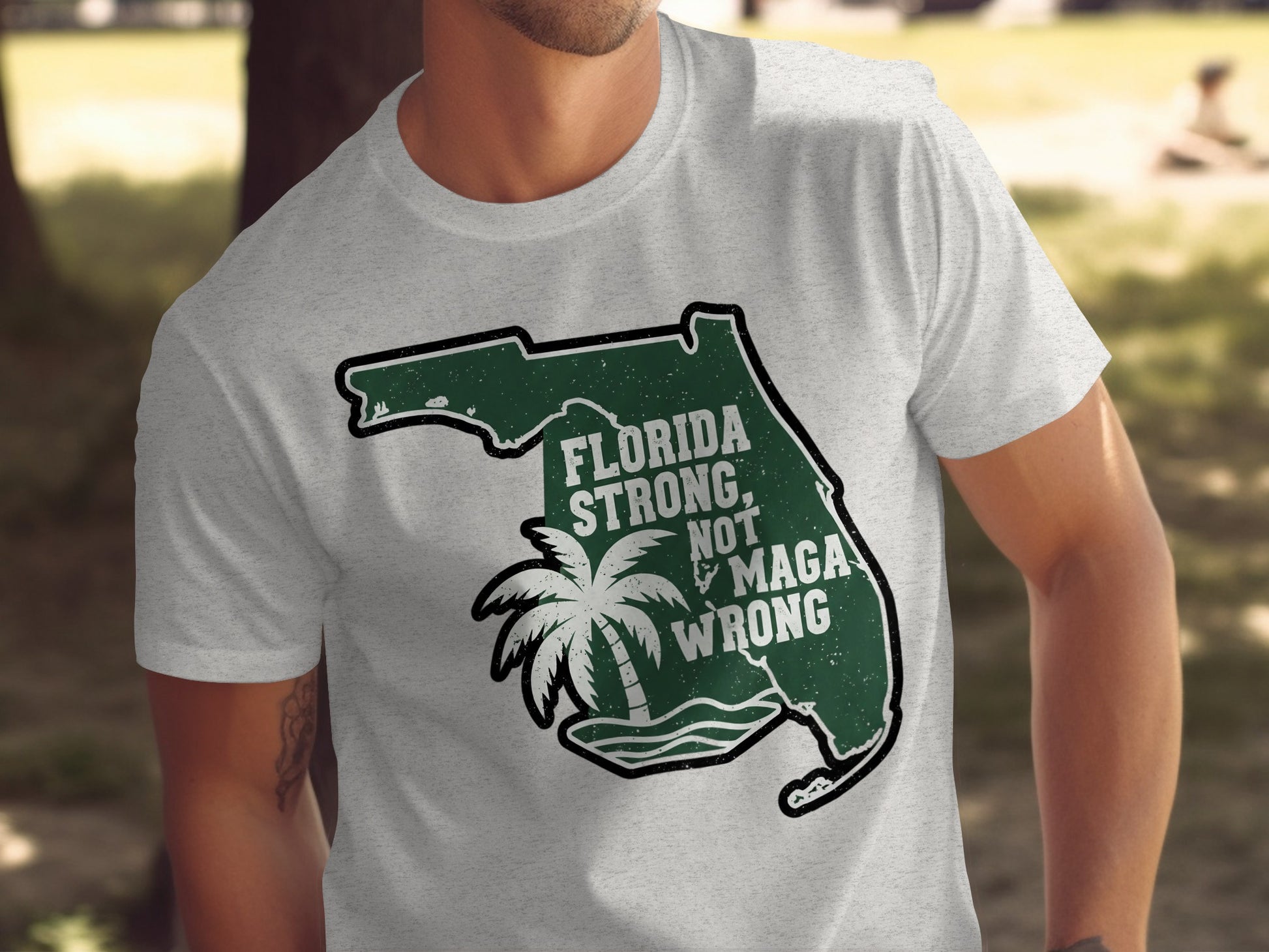 Florida Strong Not Maga Wrong Graphic T-Shirt product