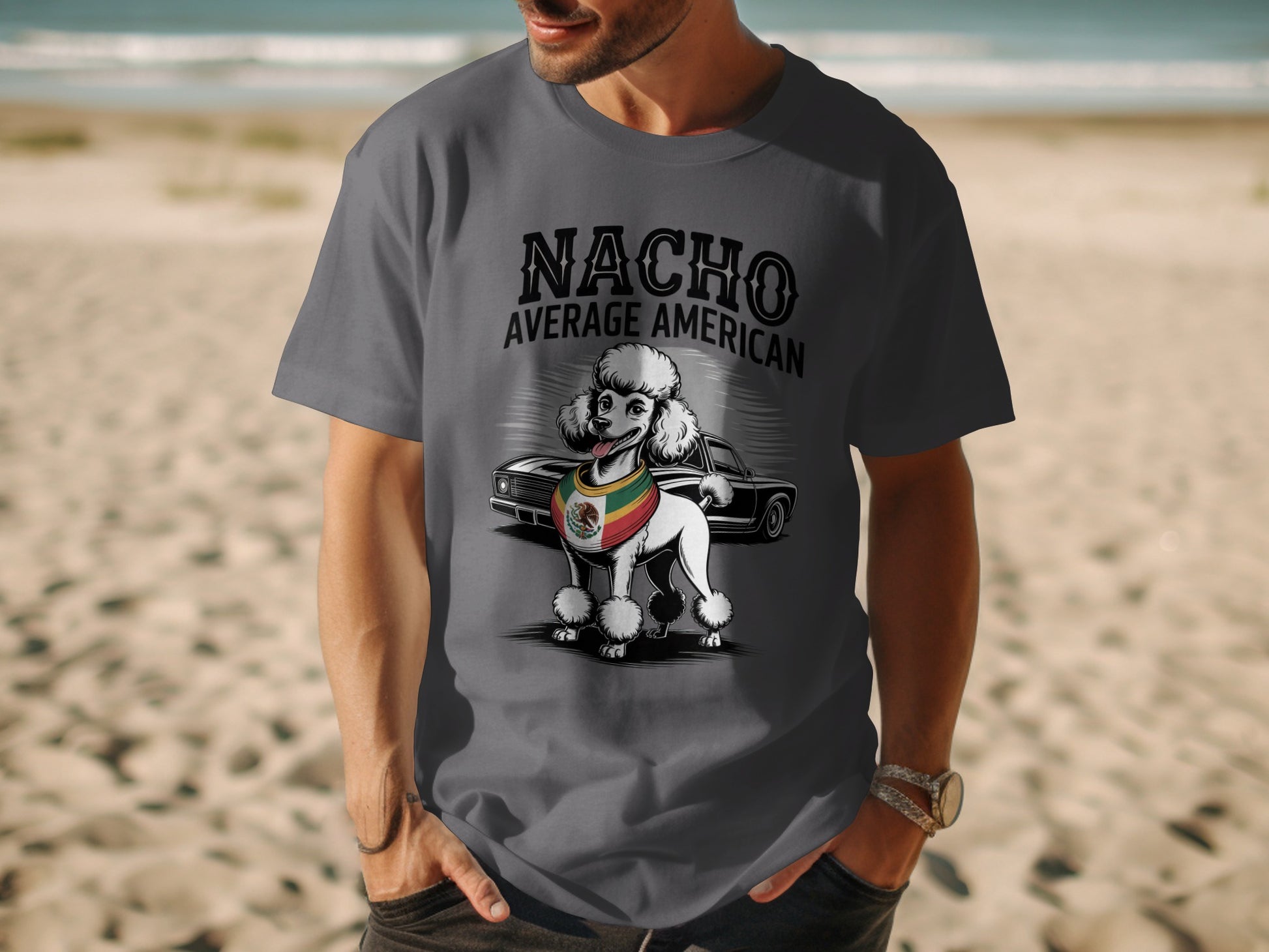 Nacho Average American Funny Dog T-shirt product type