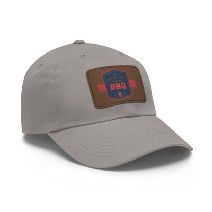 BBQ Dad Hat with Leather Patch - Perfect Gift for Grill Enthusiasts