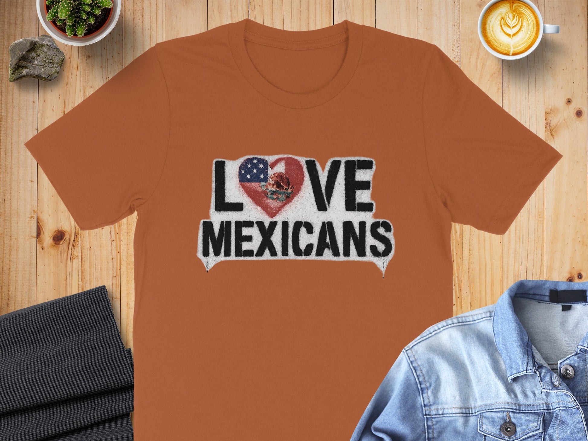 Love Mexicans Graphic T-Shirt Best Casual Wear product type