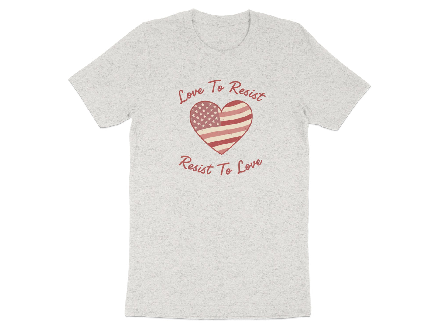 Love To Resist Resist To Love Text Heart Shape Product