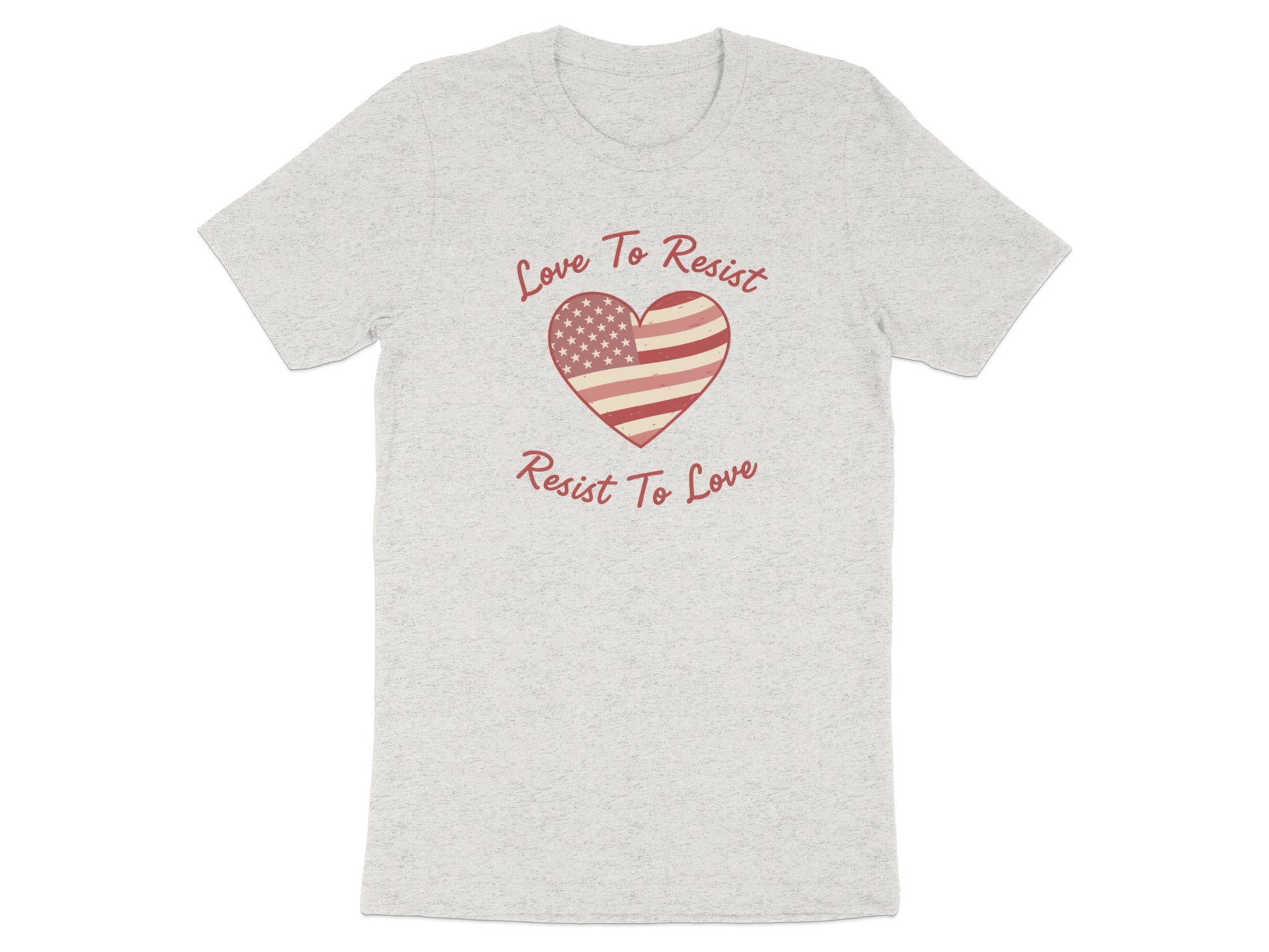 Love To Resist Resist To Love Text Heart Shape Product