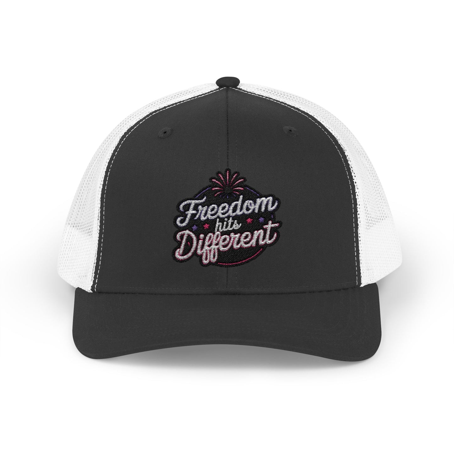 Freedom Hits Different Snapback Trucker Cap - Stylish Sportswear for Summer Activities