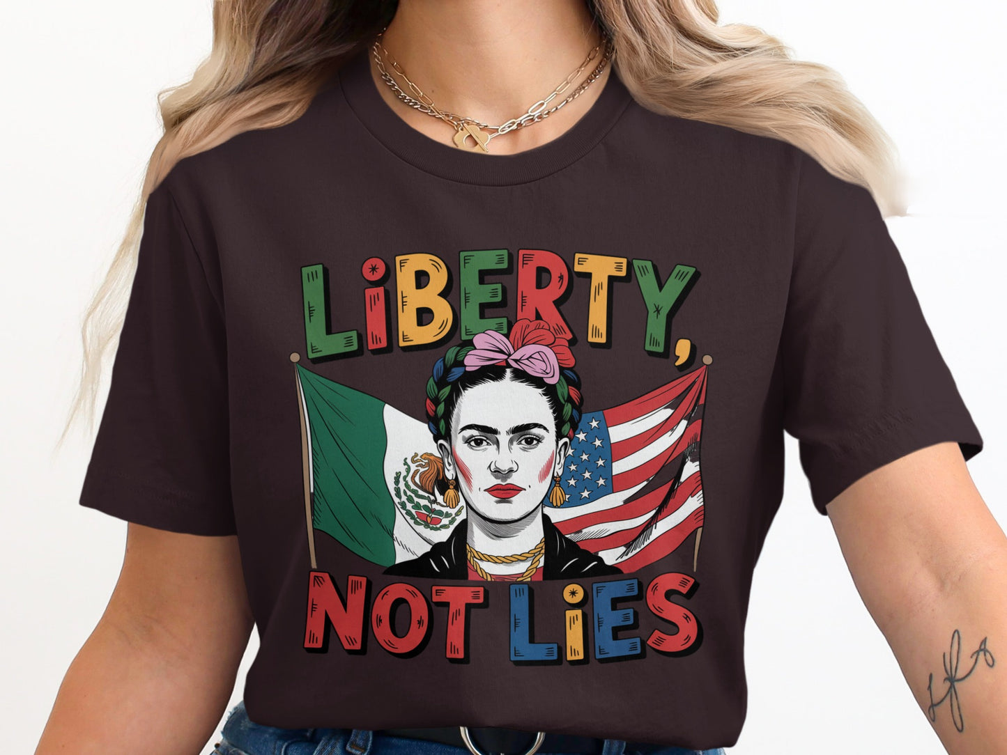Unique LIBERTY NOT LIES Graphic T-Shirt product type