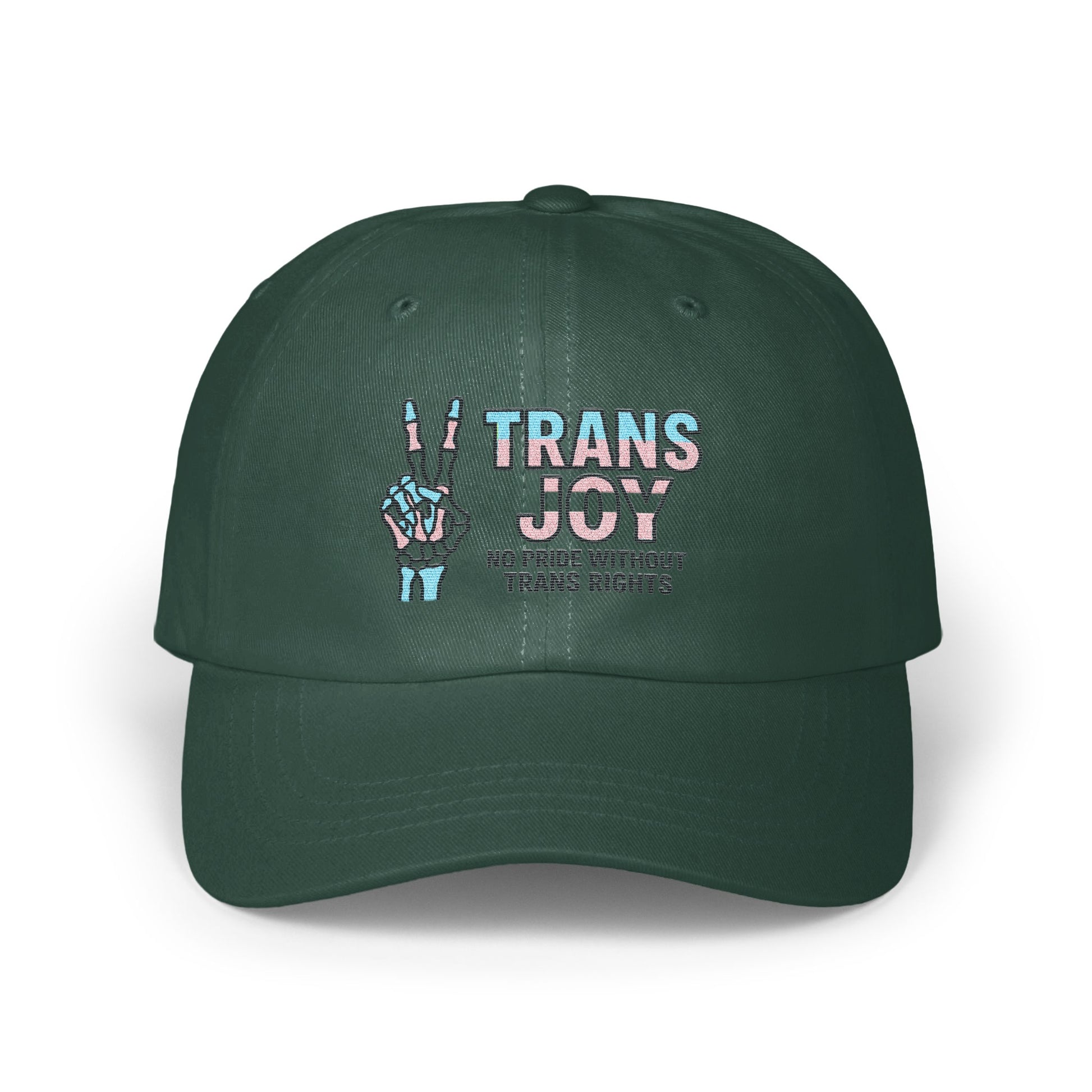Trans Joy No Pride Without Trans Rights hat product type