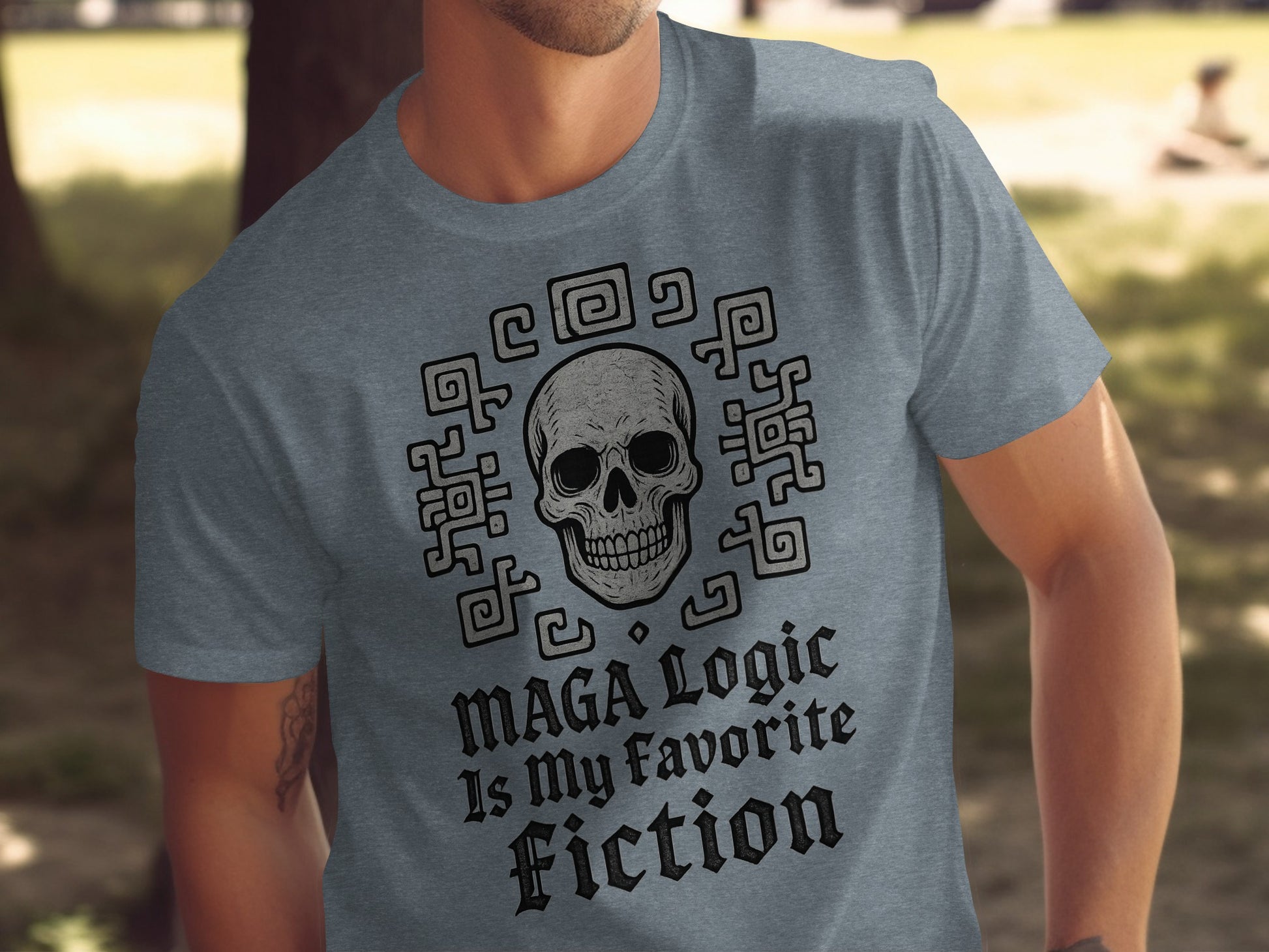 MAGA Logic Is My Favorite Fiction Shirt Funny Tee