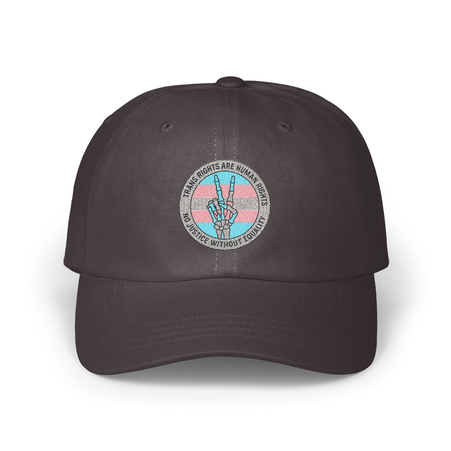 Trans Rights Are Human Rights Embroidered Hat product