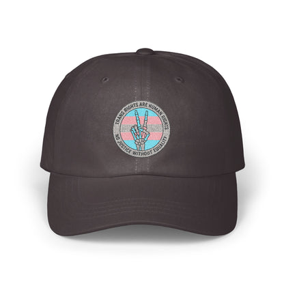 Trans Rights Are Human Rights Embroidered Hat product