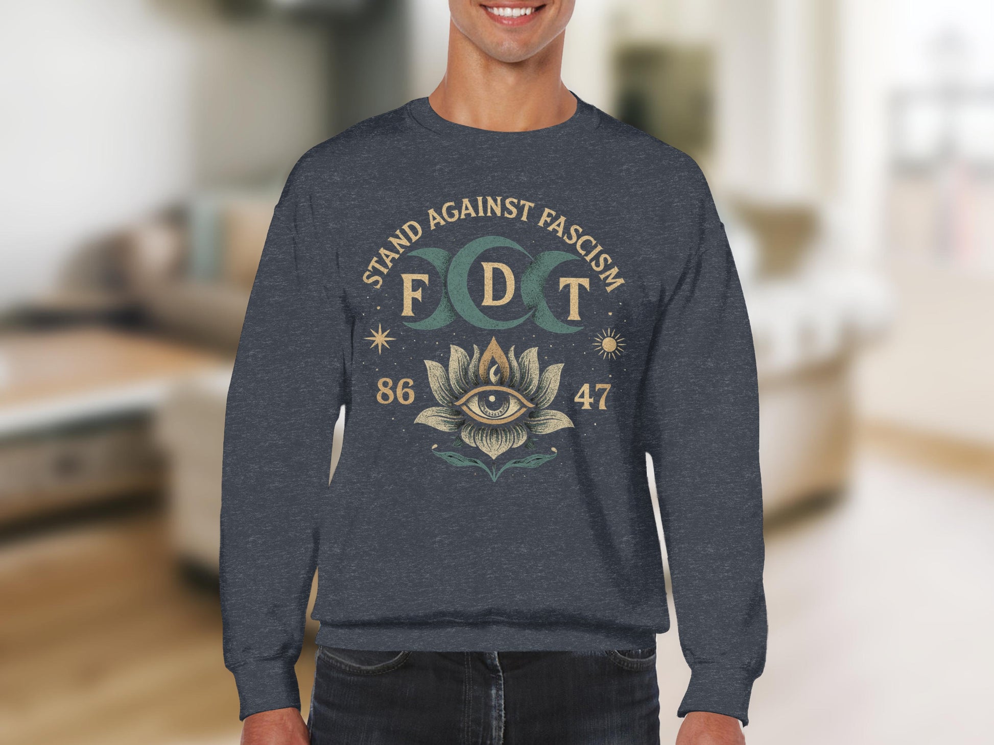 Stand Against Fascism FDT 86 47 Graphic Sweatshirt product