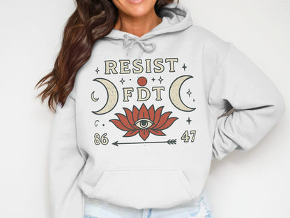 Resist FDT 86 47 Moon Eye Graphic Hooded Sweatshirt product