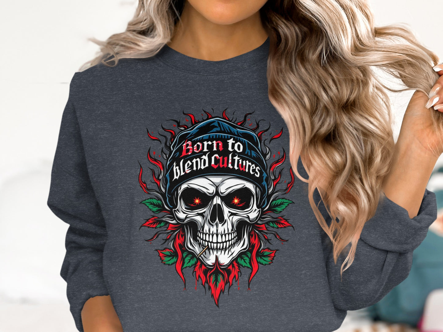 Born to Blend Cultures Graphic Sweatshirt product
