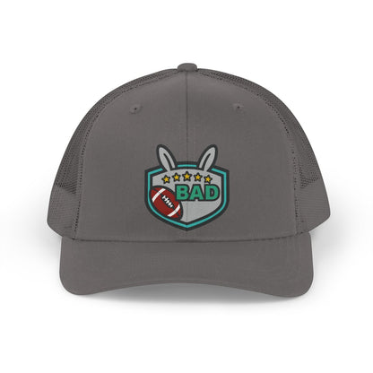 BAD Football Bunny Shield Trucker Hat