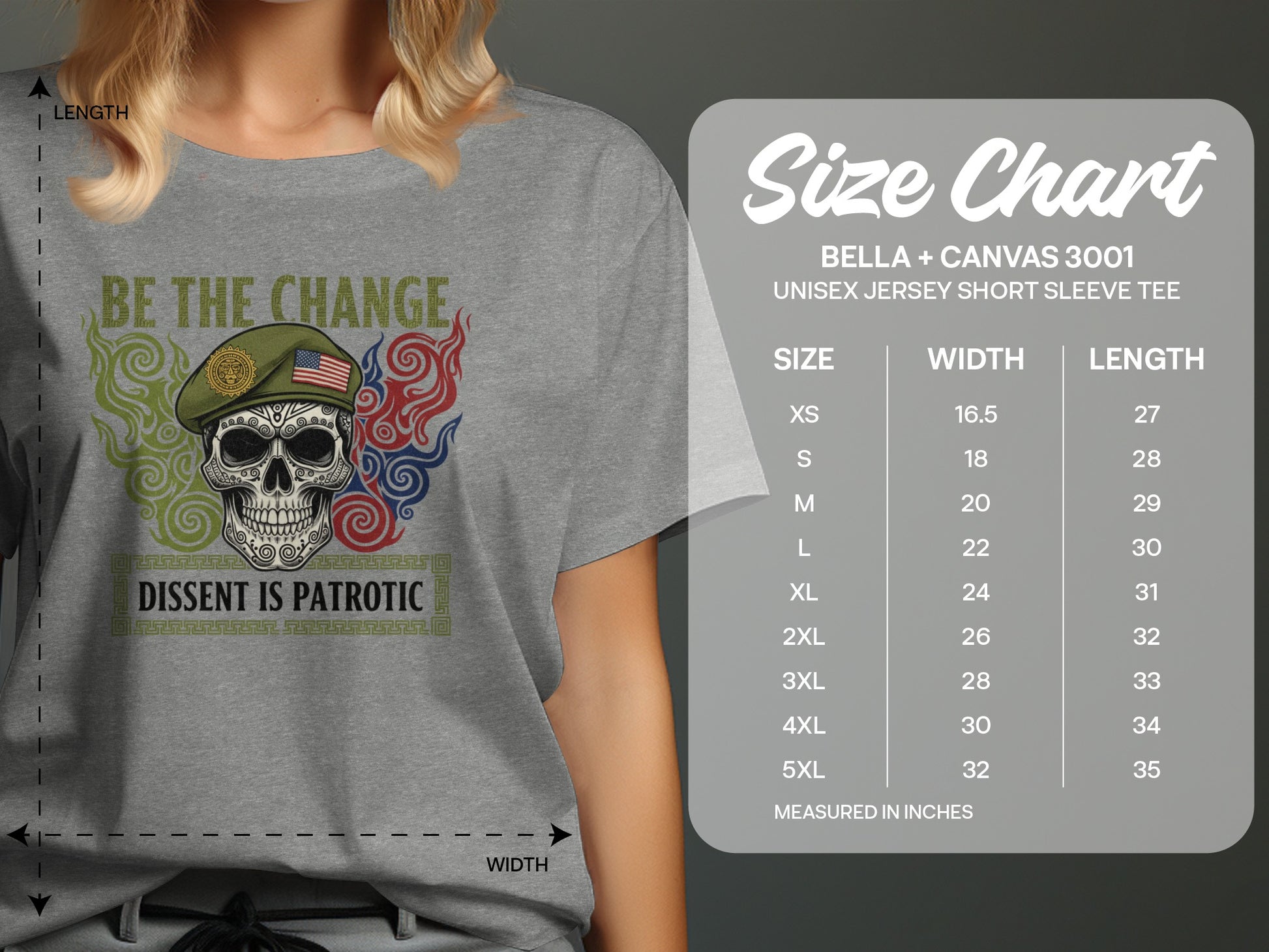 Be The Change Dissent is Patriotic Military Shirt
