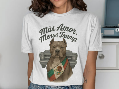 Más Amor Menos Trump Graphic Tee product