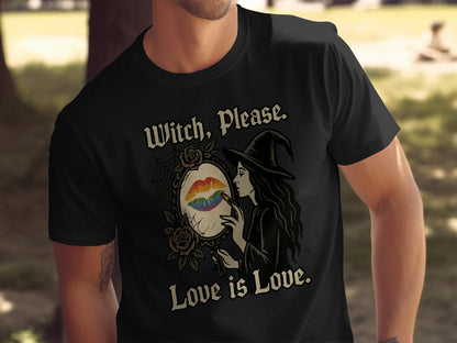 Witch Please Love Is Love Graphic T-shirt product